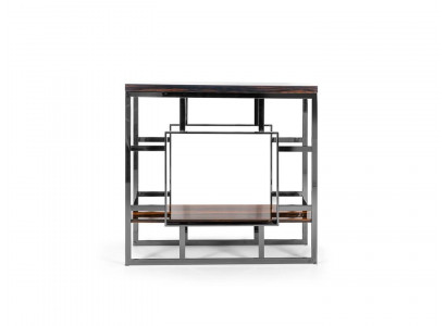 Console table wood table stainless steel console luxury living room design