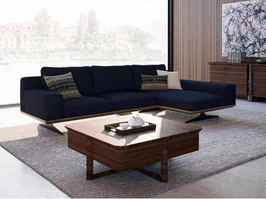 Sell luxury modern designer corner sofa L-shape suite relaxation upholstered sofa living room free of charge