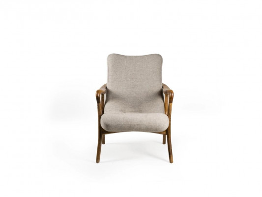 Living room armchair couch seat modern wood design textile upholstered armchair new