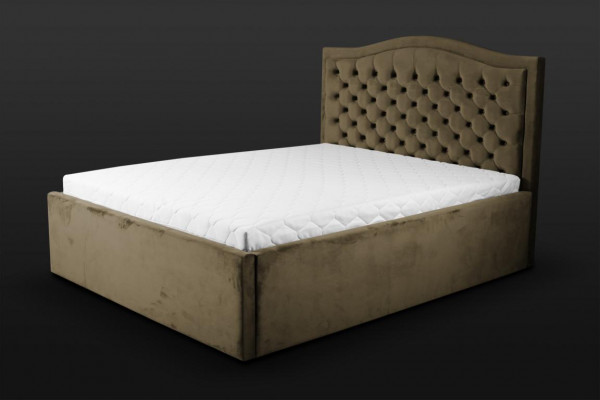 Green Chesterfield Bed Classic Bedroom Furniture Design Elegant Fabric