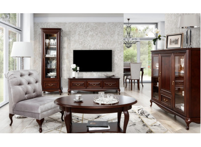 Sideboard cabinet rtv TV wooden furniture brown lowboard stand