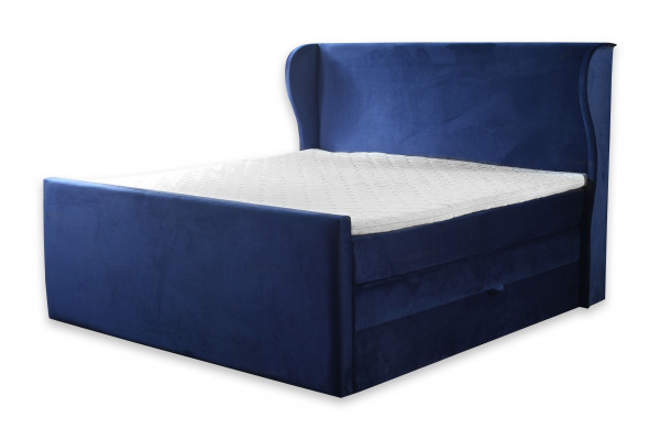 Designer double bed in modern style with minimalist elements