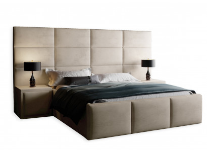 Boxspring design bed beds double mattress sleeping room luxury hotel