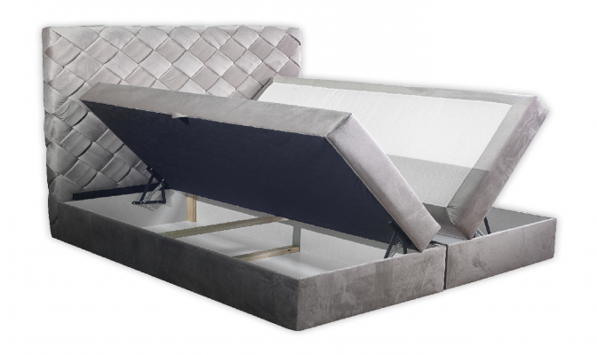 Box spring bed leather bed 180x200cm hotel double bed luxury beds modern new