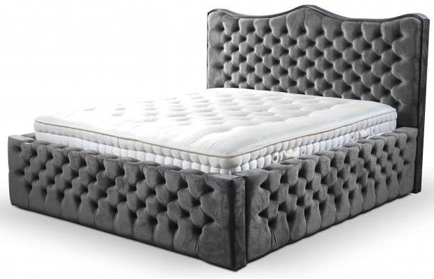 Luxury Design Double Hotel Bedroom Box Spring Complete Beds Bed Padding