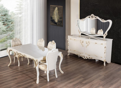 Dining room set table + 4 chairs dining chair sets tables group set 5 pcs.