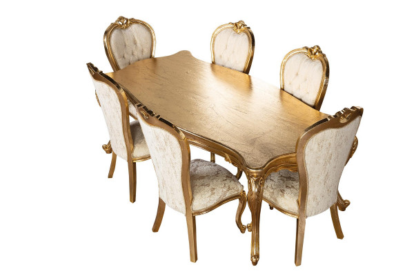 Table 6x Chairs Dining Room Set Complete Set 7-piece New Dining Group