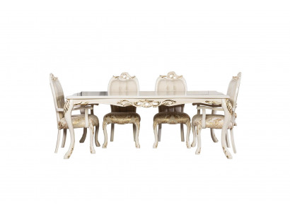 Classic dining table beige design table wood tables furniture living room