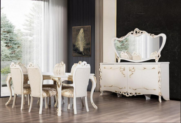 Classic dining table beige design table wood tables furniture living room