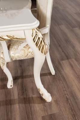 Classic dining table beige design table wood tables furniture living room
