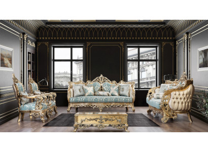 Sofa set 3+3+1+1 seater coffee table sofa armchair sofas fabric luxury set 5-piece