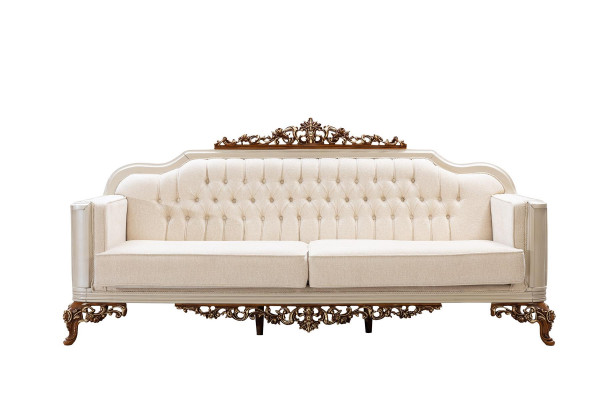 Sofa 3-seater Chesterfield three-seater sofas luxury living room baroque style couch new