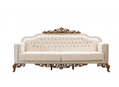 Sofa 3-seater Chesterfield three-seater sofas luxury living room baroque style couch new