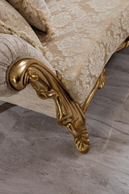 Sofa 3 seat fabric three-seater sofas luxury living room chesterfield baroque