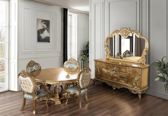 Set Chest of Drawers Mirror Set Chests Wood Group Sideboard Furniture Baroque