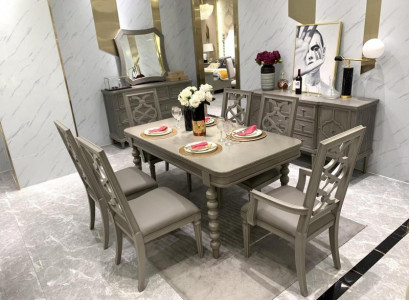 Furniture wood furniture set dining group dining room set 6x chair set chairs new