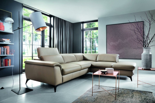 Living landscape design corner sofa textile velvet new sofas L-shaped sofa couch upholstery