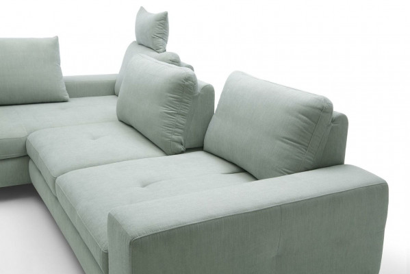 Living room textile L-shaped sofas couches corner sectional sofa upholstery furniture