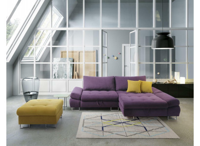 Eleganc L-shape corner sofa fabric couch living room modern design sofas