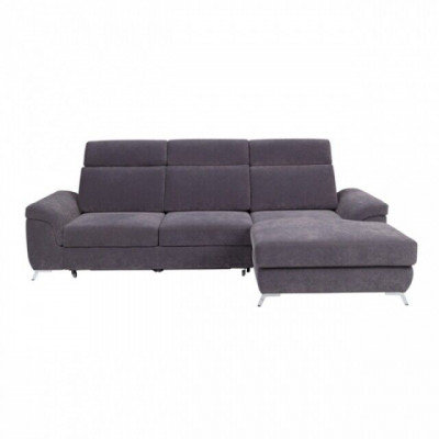 Sleeper sofa upholstered multifunctional living room corner sofa textile seating suite