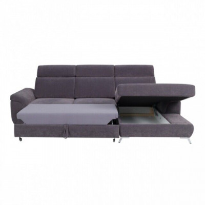 Sleeper sofa upholstered multifunctional living room corner sofa textile seating suite