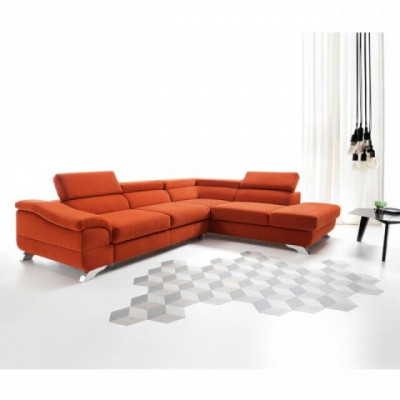 Sofa bed function sofa upholstery living room corner sofa textile seat suite