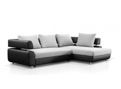 Corner sofa living area + bed function sofa corner sofa couch corner upholstery set