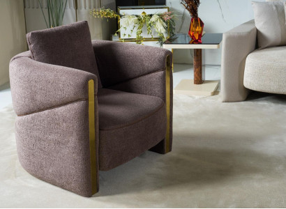 Design Armchair Luxury Armchair Relax Textile Armchair Club Lounge Modern Luxury