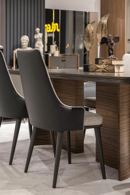 Dining Room Set Luxury 6x Chairs Dining Table Dining Group Set Armchairs Modern