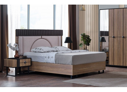 Bedroom Set Luxury Complete Bed + 2x Nightstands 3-piece Modern Set New