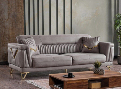 Sofa Couch Upholstery 3-Seater Fabric Sofas Couches Living Room Luxury Sofa 3-Seater