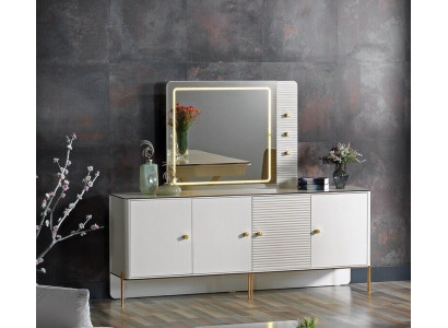 Sideboard Dresser Luxury Set Cabinet Wood Cabinets Modern