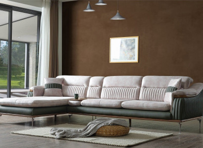 Living landscape corner sofa L-shaped couch seating upholstery sofa luxury furniture sofas modern