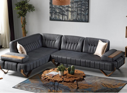 L-shaped corner sofa fabric corner couch sofa upholstery premium couch L-shape modern new