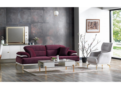 Luxury sofa set living room sofa set sofa suite 3+1+coffee table modern