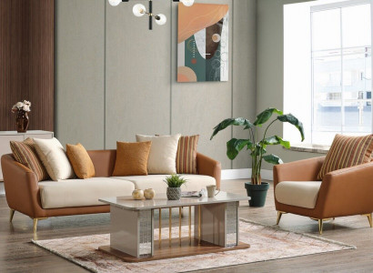 Luxury sofa set living room sofa set sofa combination 3+1+coffee table modern new