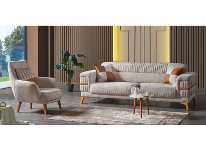 Sofa set 3+1 seater modern recliner chair modern style 2pc luxury living room