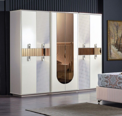 Wardrobe Scrank Luxurious Bedroom Furniture Cabinets Wood