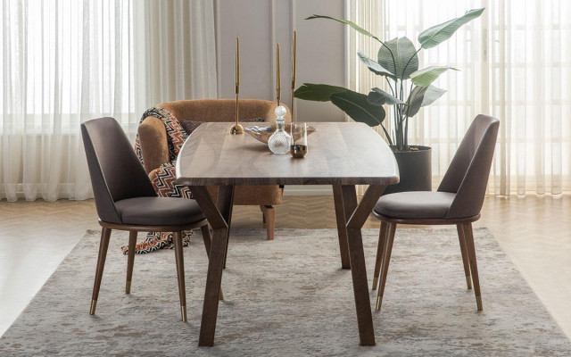 Dining Room Set 6x Chairs+Dining Table+Sideboard+Mirror Set Dining Room Designer New