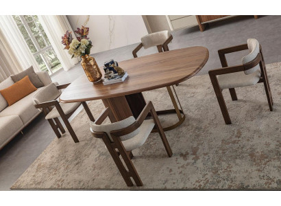Dining Room Set Luxury 6x Chairs Dining Table Dining Set Upholstered Chairs Modern New