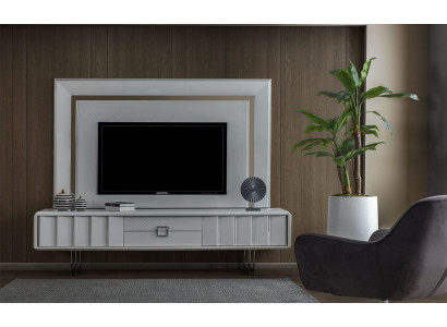 Luxury Wall Unit Living Room TV Frame RTV Walls Cabinet Modern