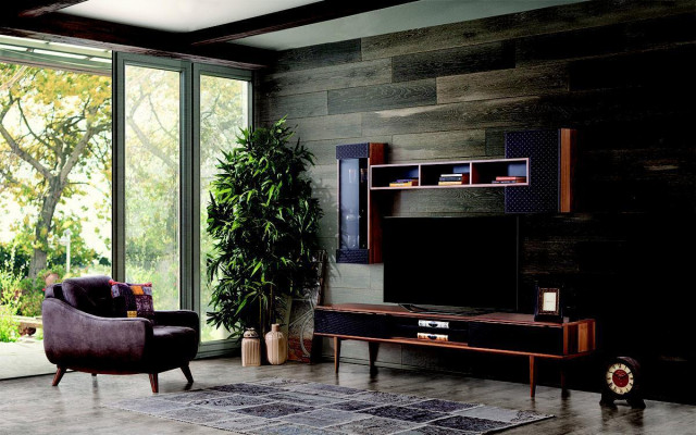 Luxury living room wall unit rtv lowboard tv stand living room furniture wall cabinets