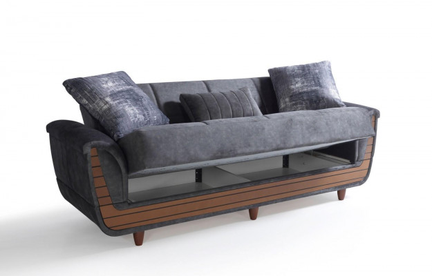 3+2+1+1 Sofa Set Wood Living Room Luxury Sofa Modern Fabric Complete Modern
