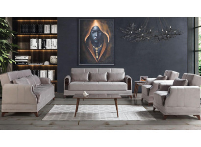 Sofa set 3+2+1+1 seating furniture luxury set sofa ensemble modern 4-piece new