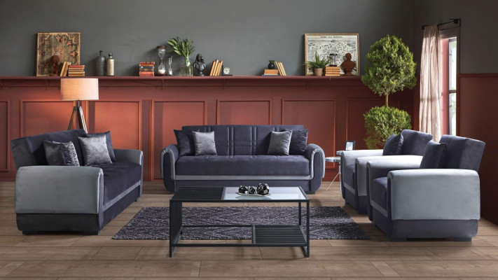 Sofa set 3+2+1+1 seater textile modern complete armchair sofa 3 seater luxury 3