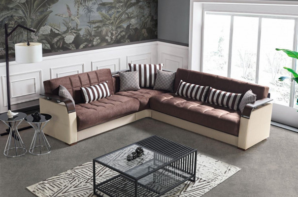 Sectional sofa living area beige L-shaped sofa living room sectional sofas luxury 315 x 245