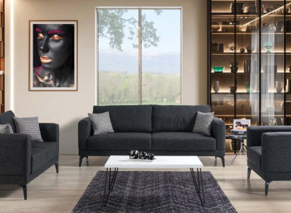 Sofa set 3+2+1 seater textile modern complete armchair sofa luxury furniture