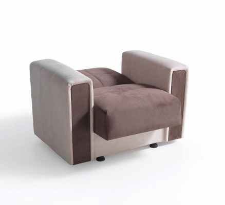 Corner sofa L-shape armchair stool textile complete upholstery premium living room modern