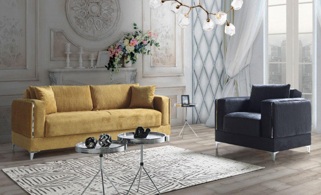 3+1 Seater Sofa Set Modern Relax Armchair Modern Style 2-Piece Luxury New Living Room New
