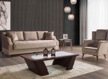 Sofa Set 3+1 Seater Armchair Set Modern Relax Armchair Furniture New Luxury EU